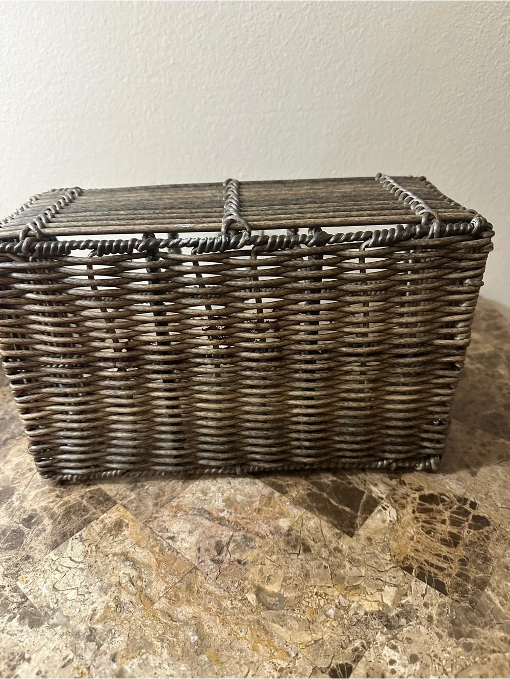 Woven Rectangular Serving Caddy